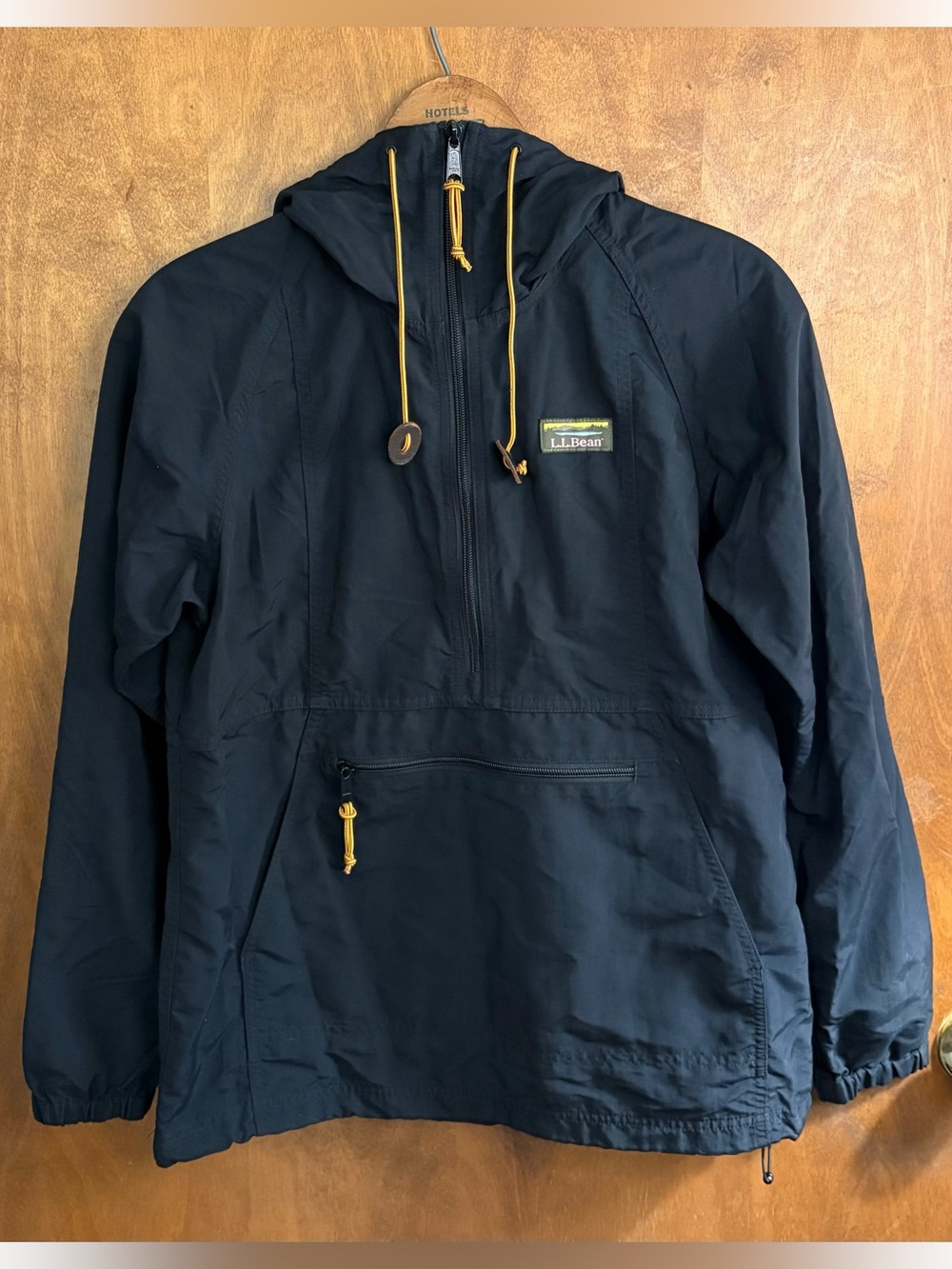 L.L. Bean Women's Black Mountain Classic Anorak Windbreaker Rain Jacket XS Nylon - Picture 2 of 13